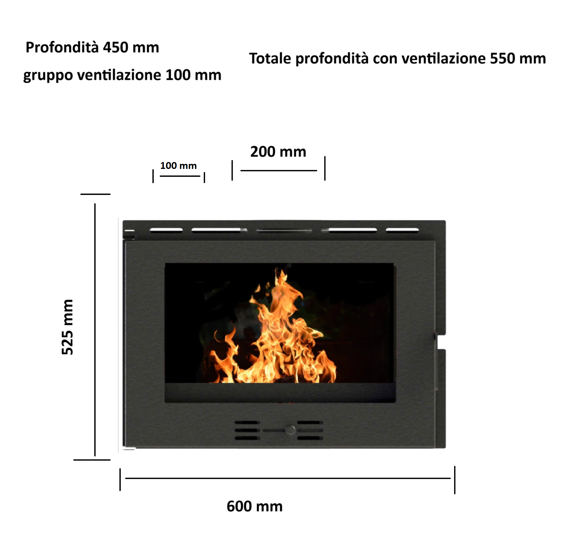 inserti per camini a pellet e legna